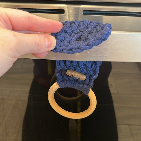 Crochet Towel Holder bathroom kitchen - Picture 6 of 7